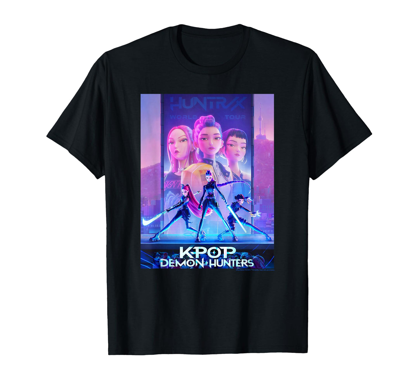 Kpop Demon Hunters Halloween Movie Poster T-Shirt