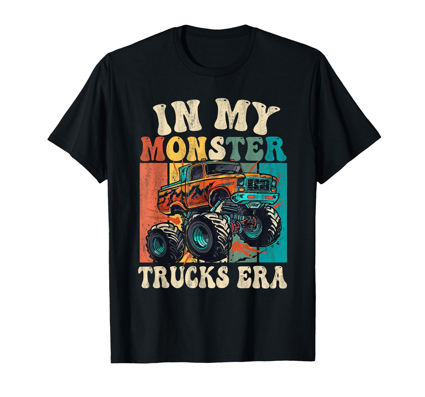 In My Monster Trucks Era Vintage Retro Monster Truck T-Shirt