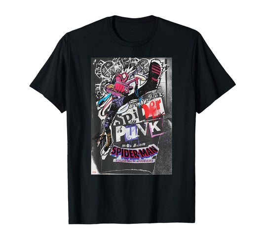 Marvel Spider-Man: Across The Spider-Verse Hobie Poster T-Shirt
