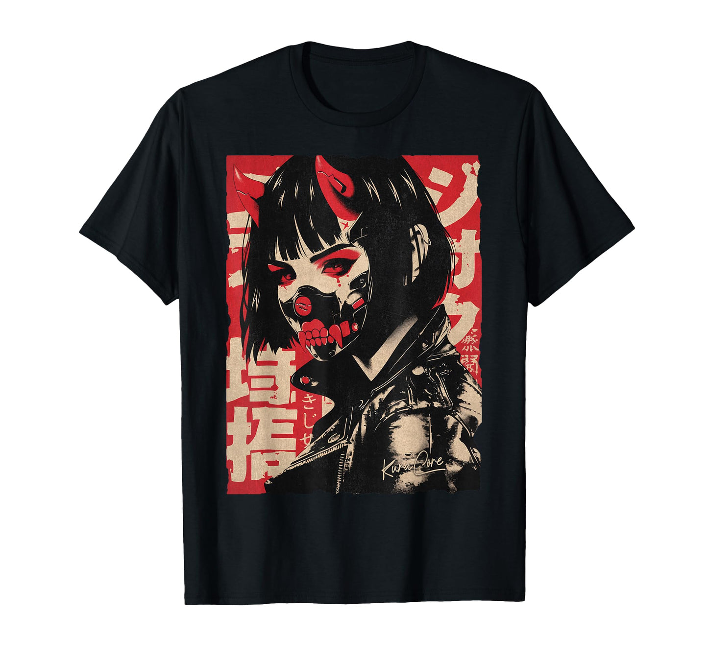 Japan Streetwear Cyberpunk Y2K Techwear Retro Manga Anime T-Shirt