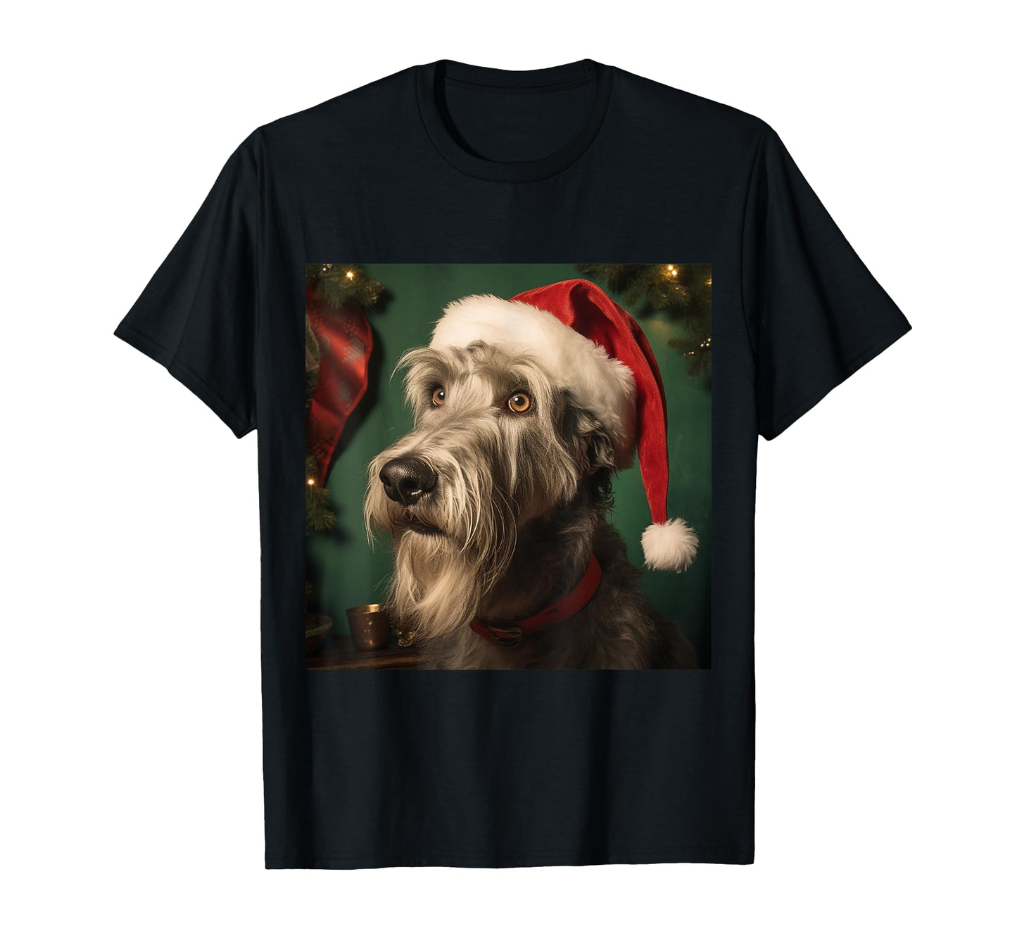 Christmas Irish Wolfhound - Irish Wolfhound Christmas T-Shirt