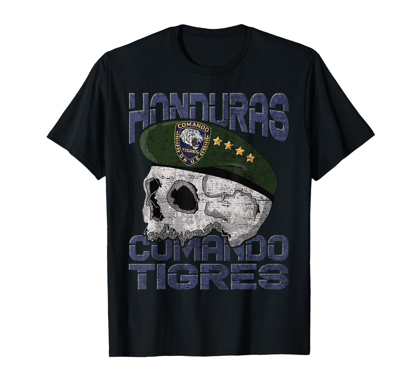 Honduran Police TIGRES Special Force SWAT Honduras Army T-Shirt