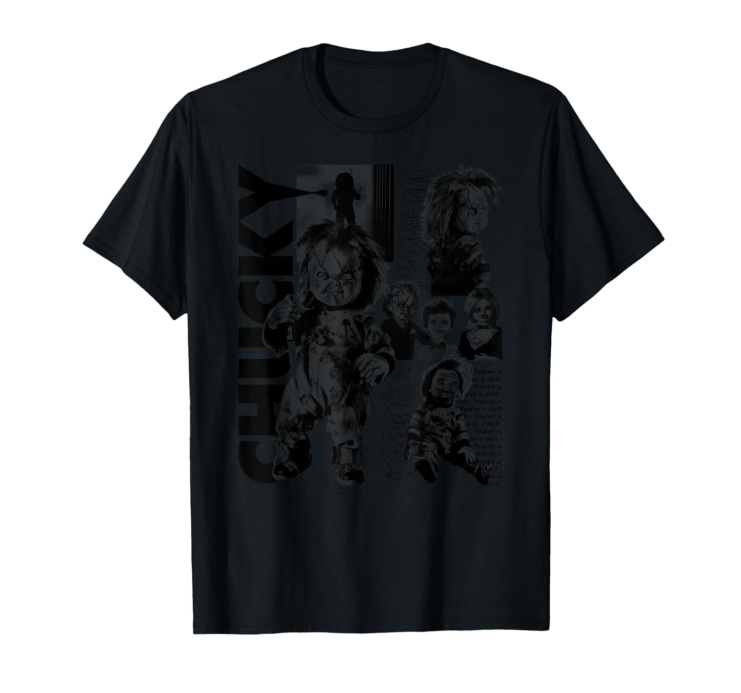 Chucky Collage of Chaos T-Shirt