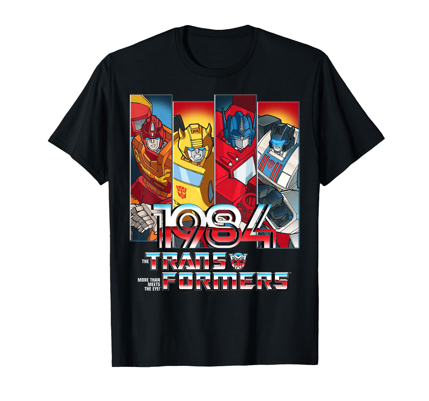 Transformers 1984 Vintage Autobots Panels T-Shirt Small