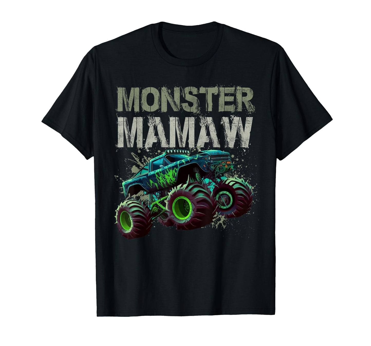 Monster Truck Mamaw Family Matching Monster Truck Lovers T-Shirt