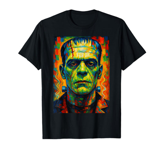 Frankenstein Monster and Bride Halloween Matching Couple T-Shirt