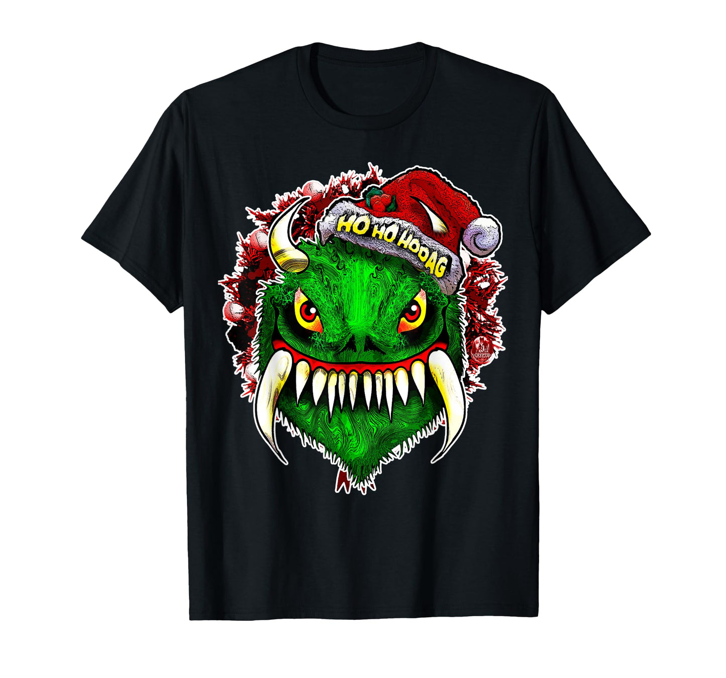 Funny Christmas Hodag Holiday Cryptid Monster Cryptozoology T-Shirt