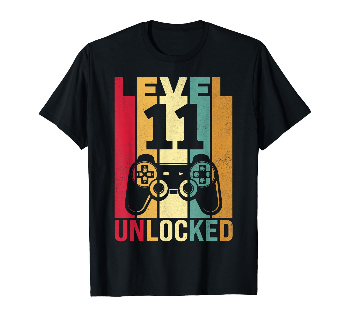 11yr 11 Birthday Boy Son Funny Gamer 11th Years Old Birthday T-Shirt