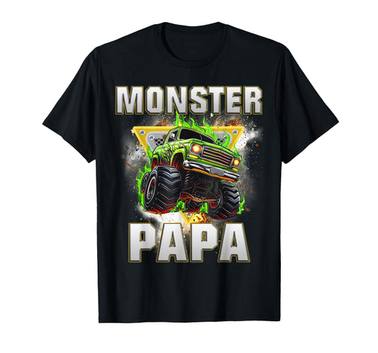 Monster Truck Papa Monster Truck Are My Jam Boys Kids T-Shirt