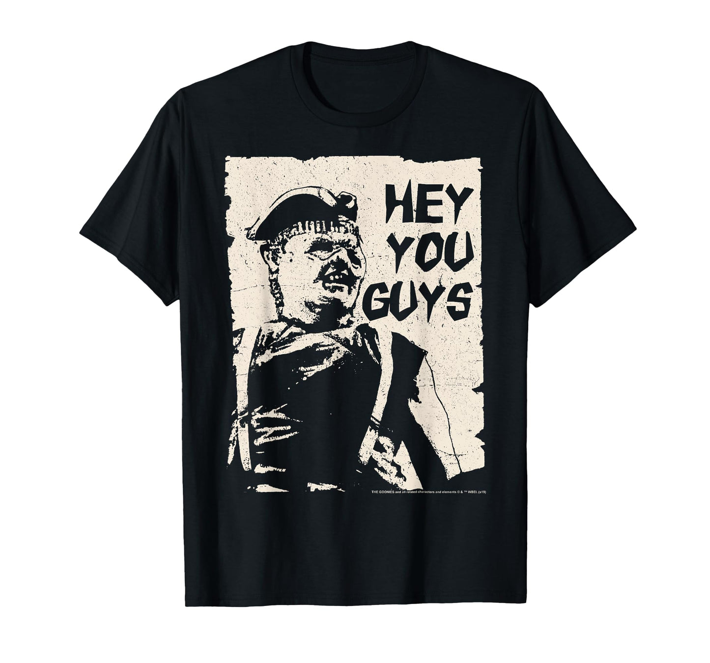 The Goonies Sloth Hey You Guys Cut Out Portrait T-Shirt