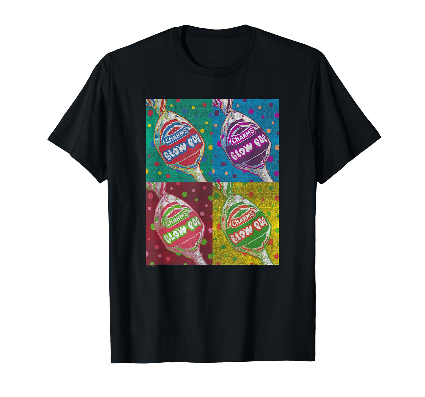 Charms Blow Pop Colorful Panels T-Shirt
