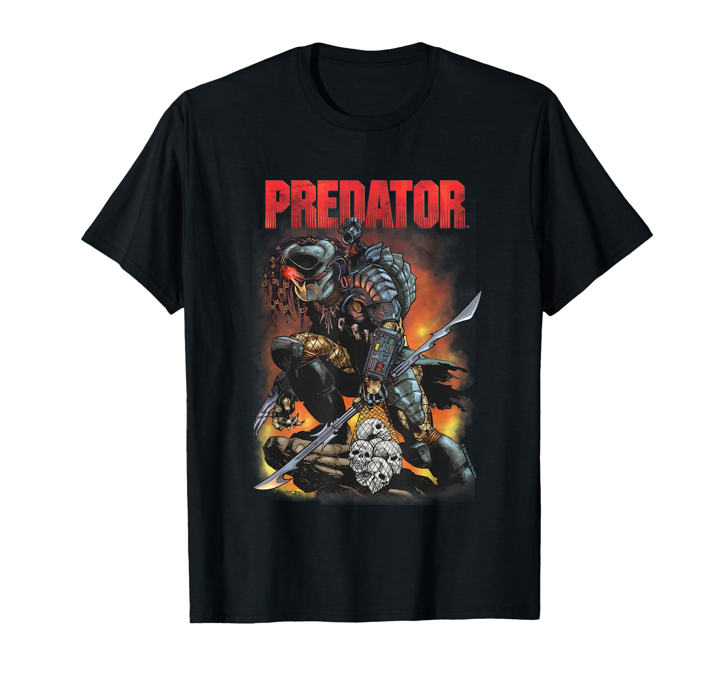 Predator Ready To Hunt Big Chest Iconic Retro Poster V2 T-Shirt