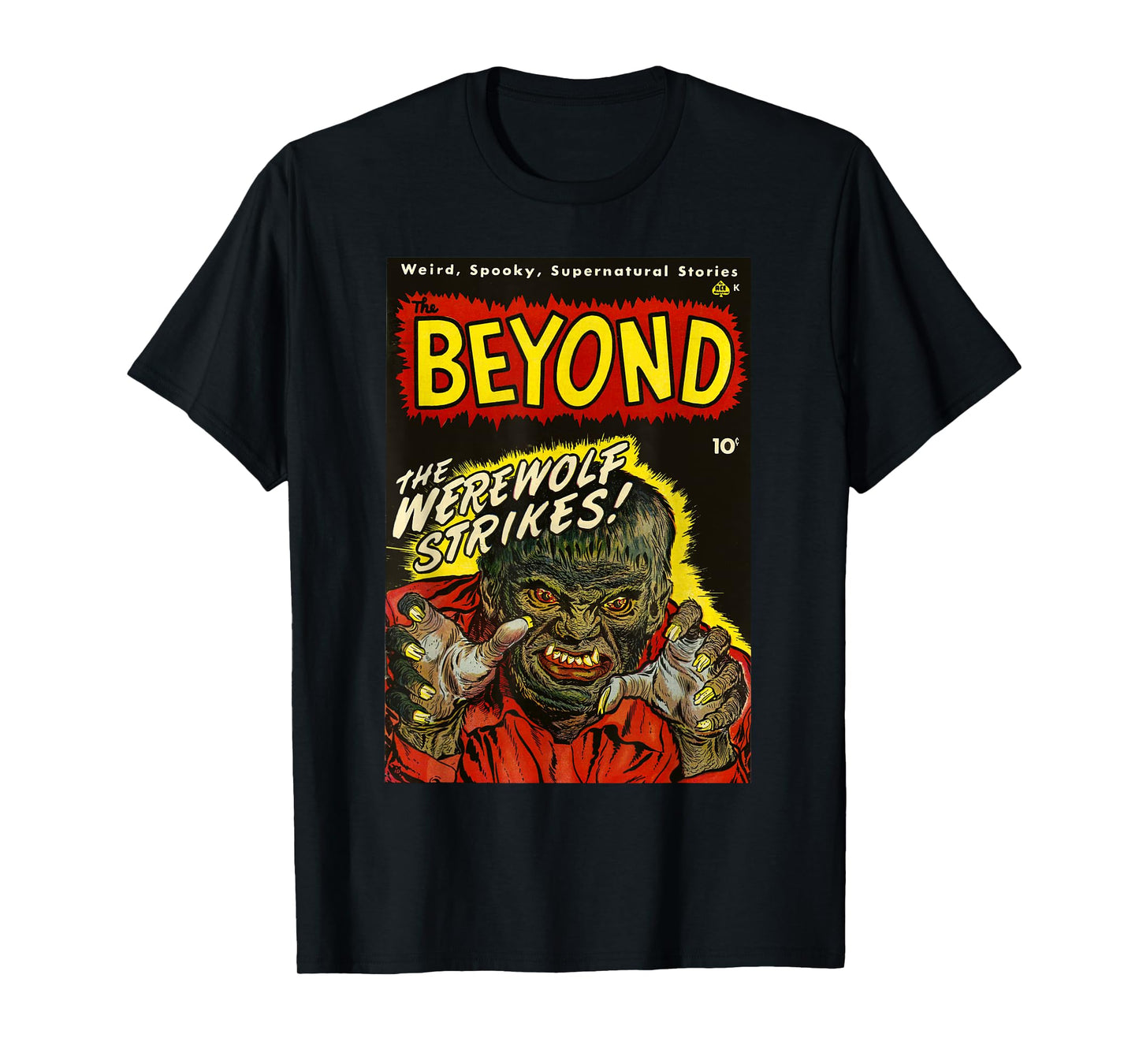 Wolfman Halloween Monster Vintage Horror Movie Werewolf T-Shirt