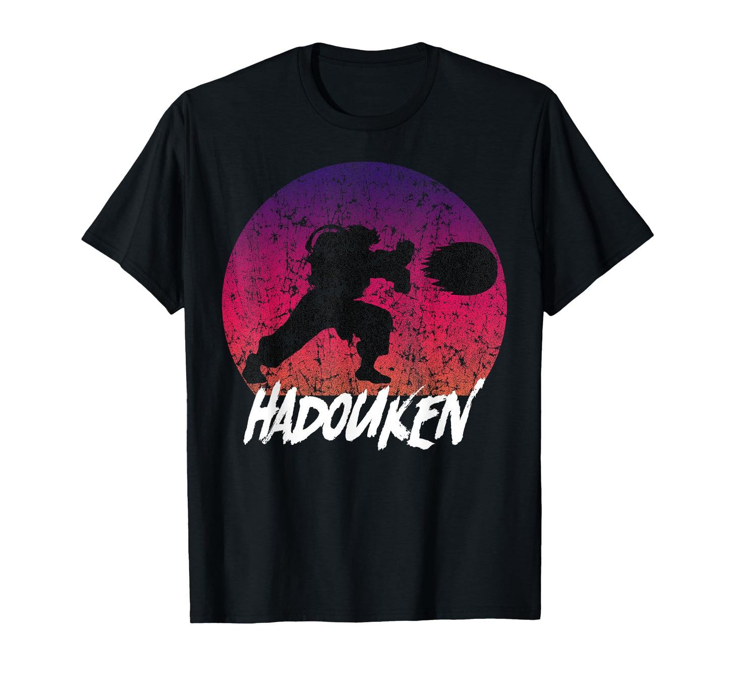 Retro Vintage Hadouken Fighter T-Shirt