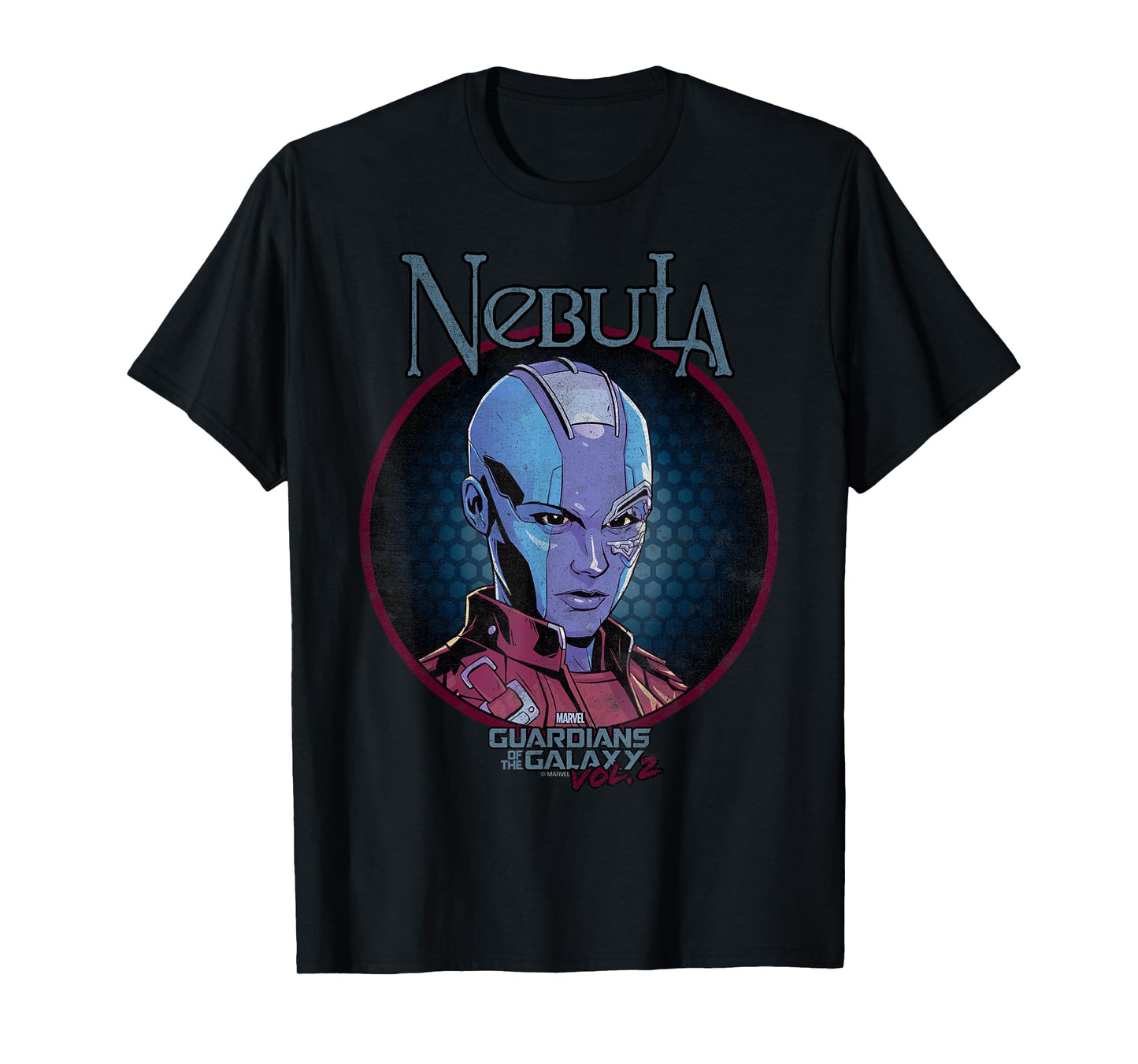 Marvel Guardians of The Galaxy Vol 2 Nebula Rock Portrait T-Shirt