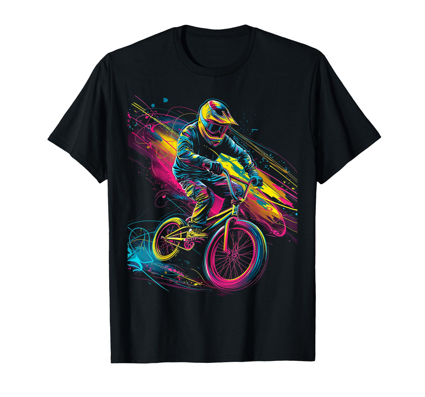 BMX Dirt Neon T-Shirt
