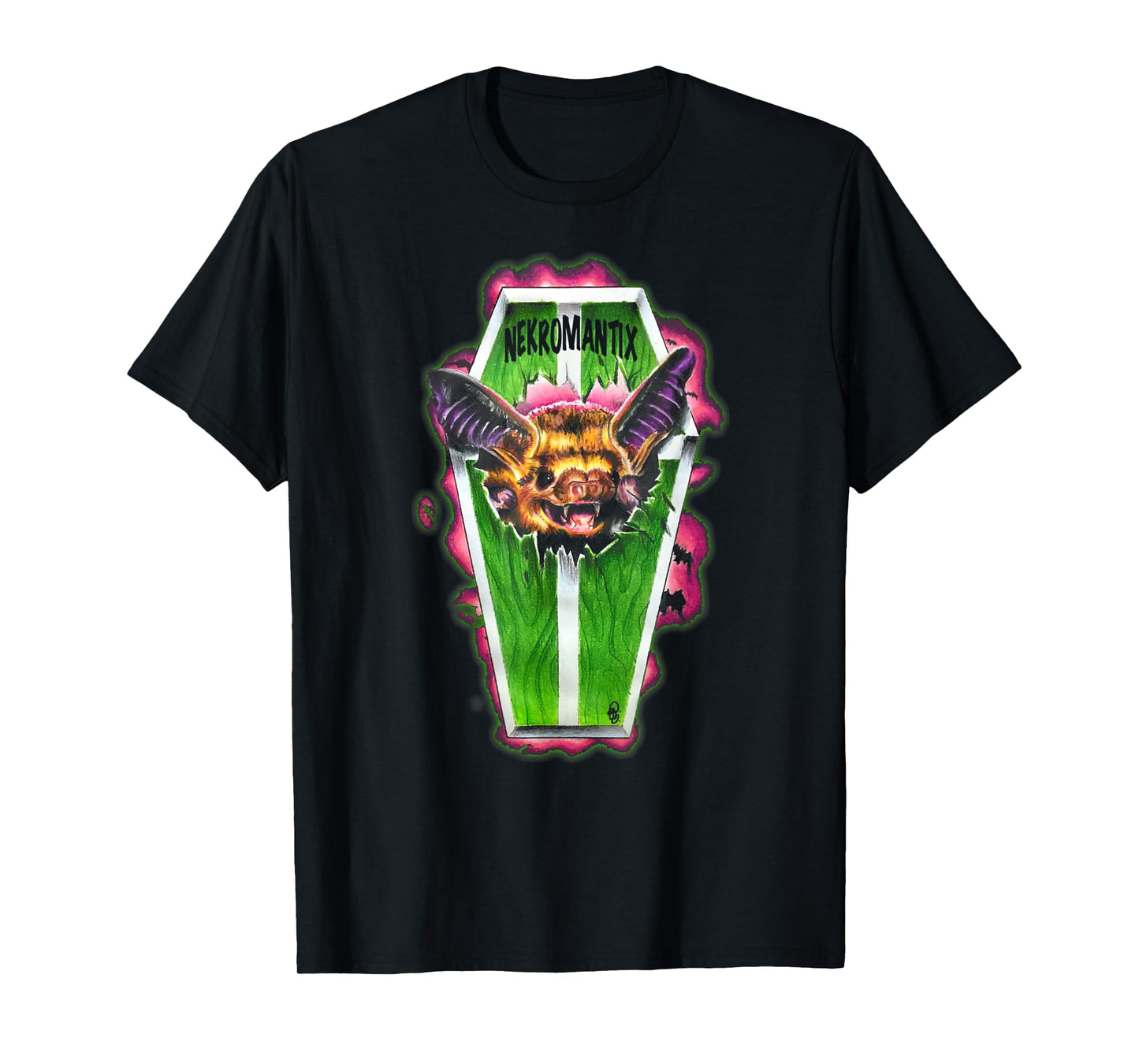 Nekromantix - Coffin - Official Merchandise T-Shirt