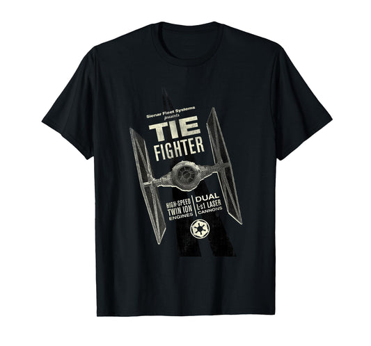 Star Wars Imperial TIE Fighter Retro T-Shirt T-Shirt