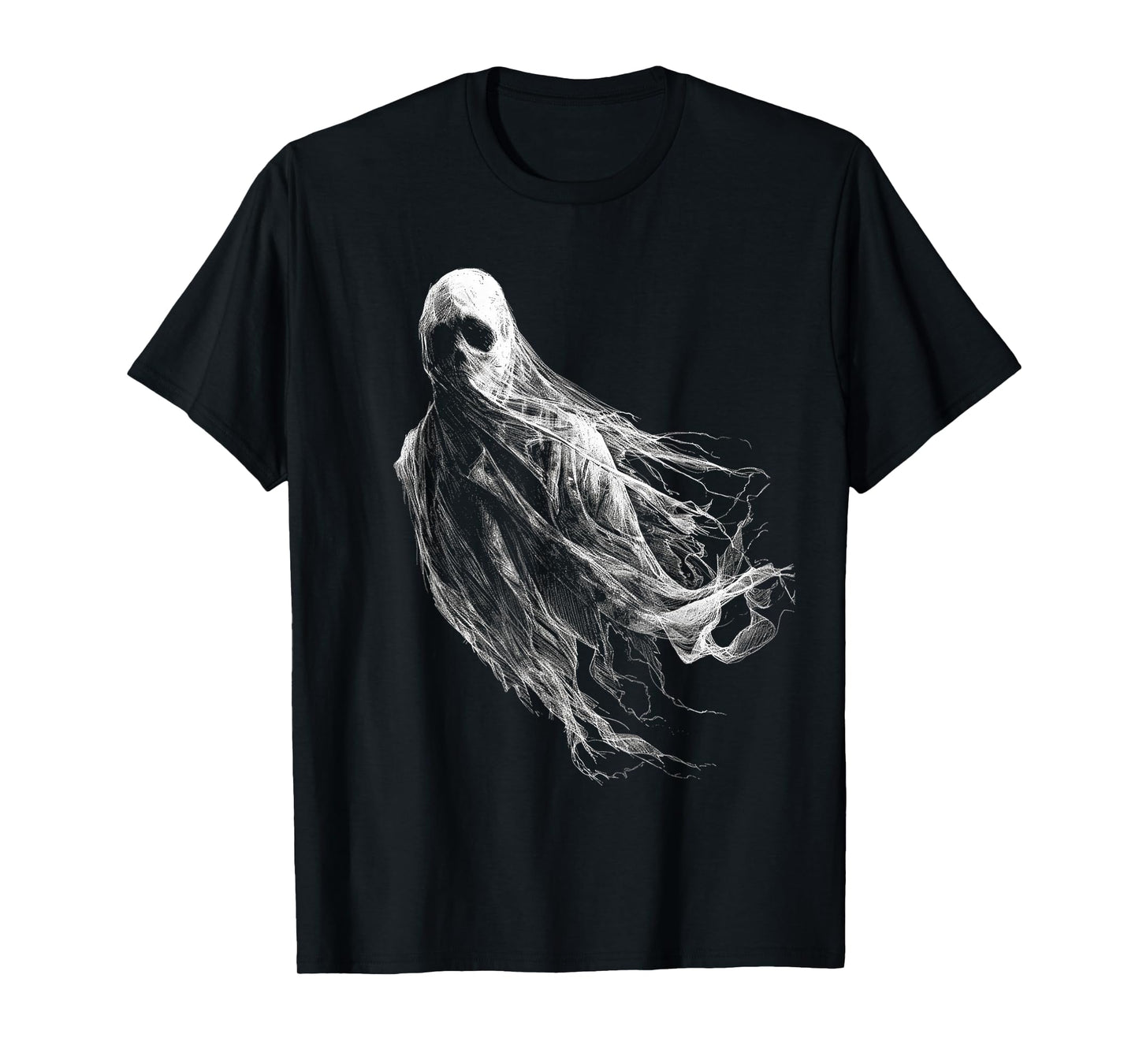 Ghost Costume Halloween Graphic Art Ghost T-Shirt