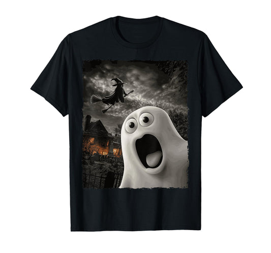 Funny Boo Ghost Witch Halloween Costume T-Shirt