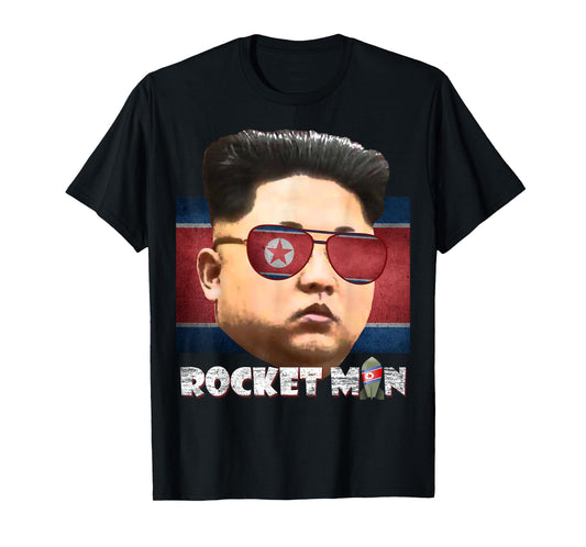 Cool Rocket Man Kim Jong-Un T-Shirt T-Shirt