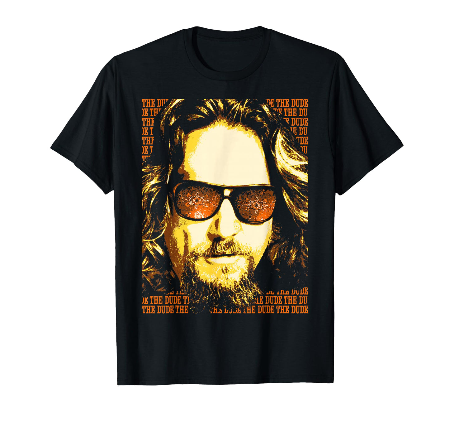 Big Lebowski The Dude Portrait Graphic T-Shirt T-Shirt