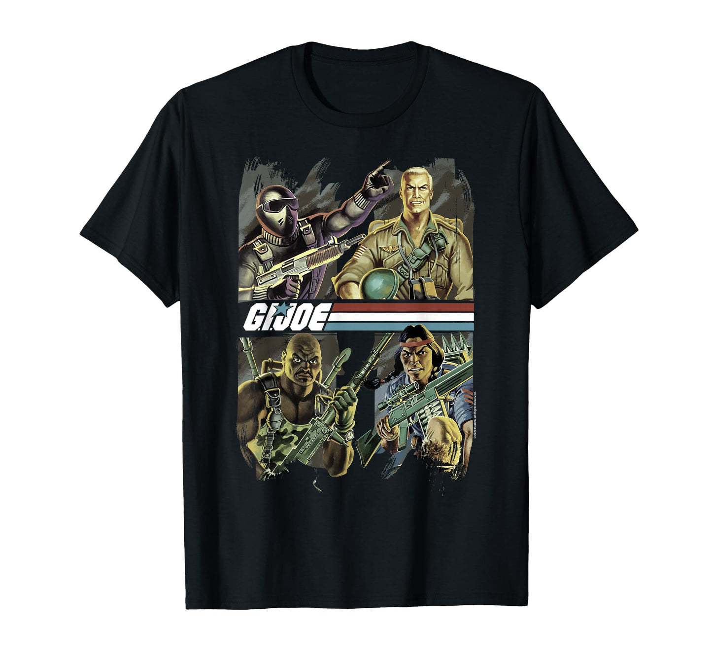 G.I. Joe Team Leader & Original Four Classic Comic Poster T-Shirt