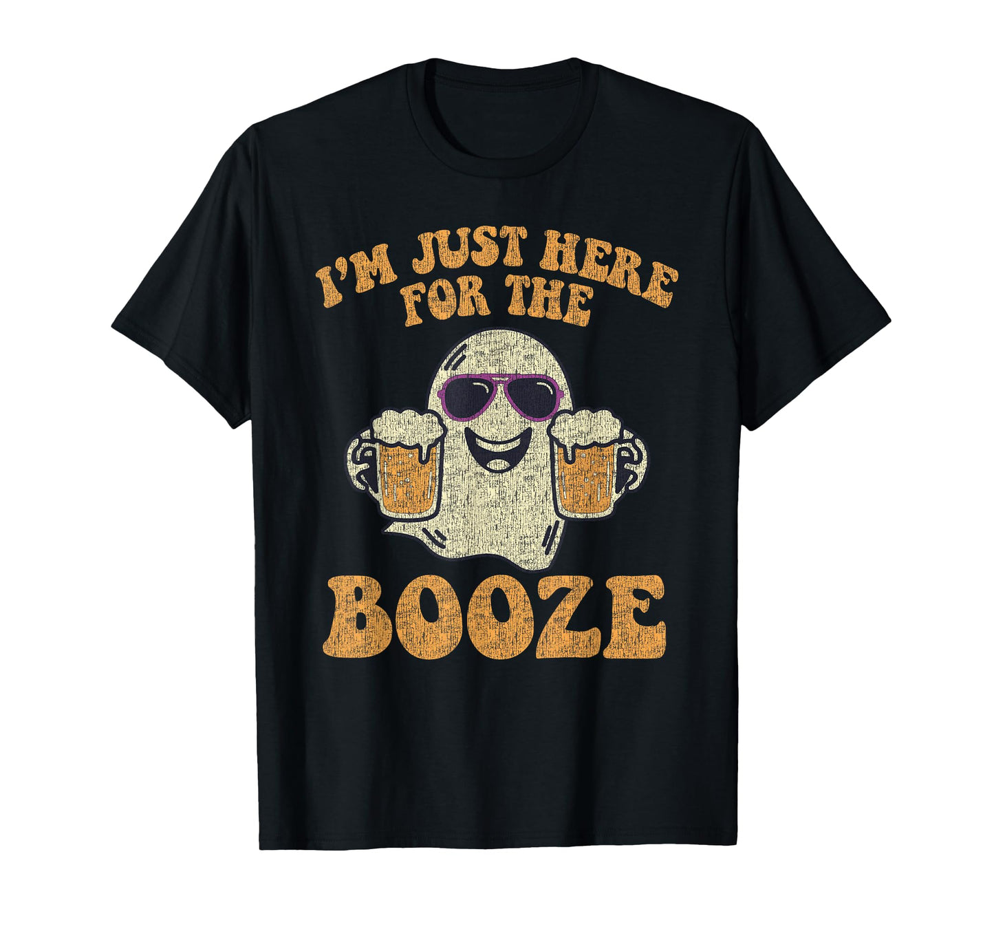 I'm Just Here For The Booze Halloween Beer T-Shirt