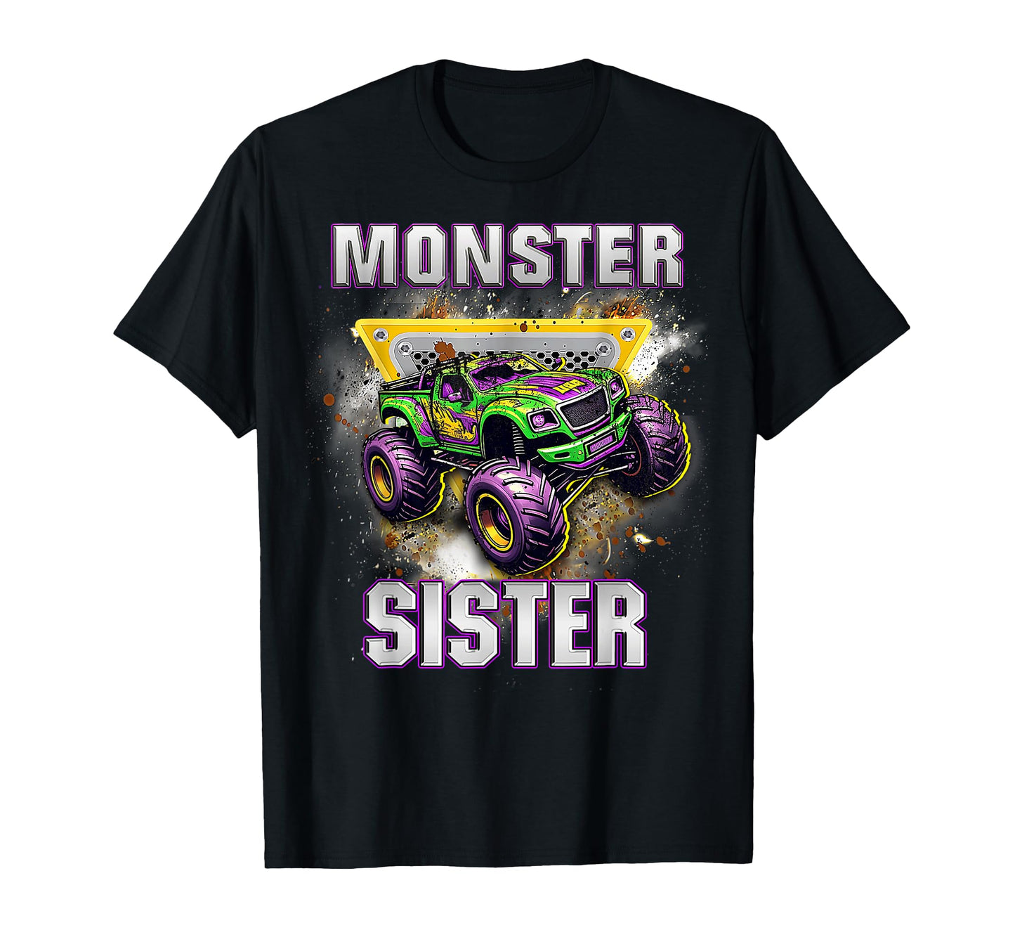 Monster Truck Sister Monster Truck Are My Jam Truck Lovers T-Shirt