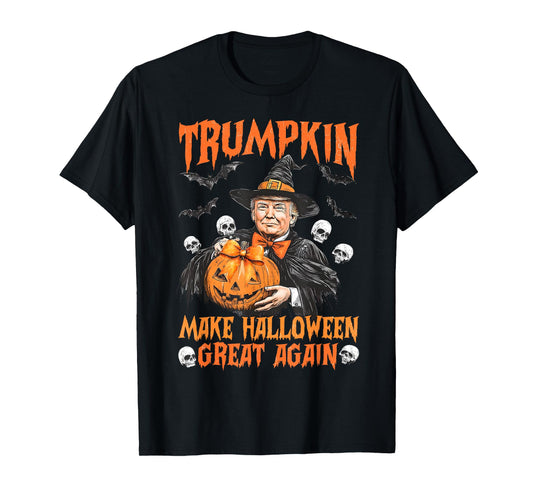 Trumpkin Make Halloween Great Again Witch Jack O Lantern T-Shirt