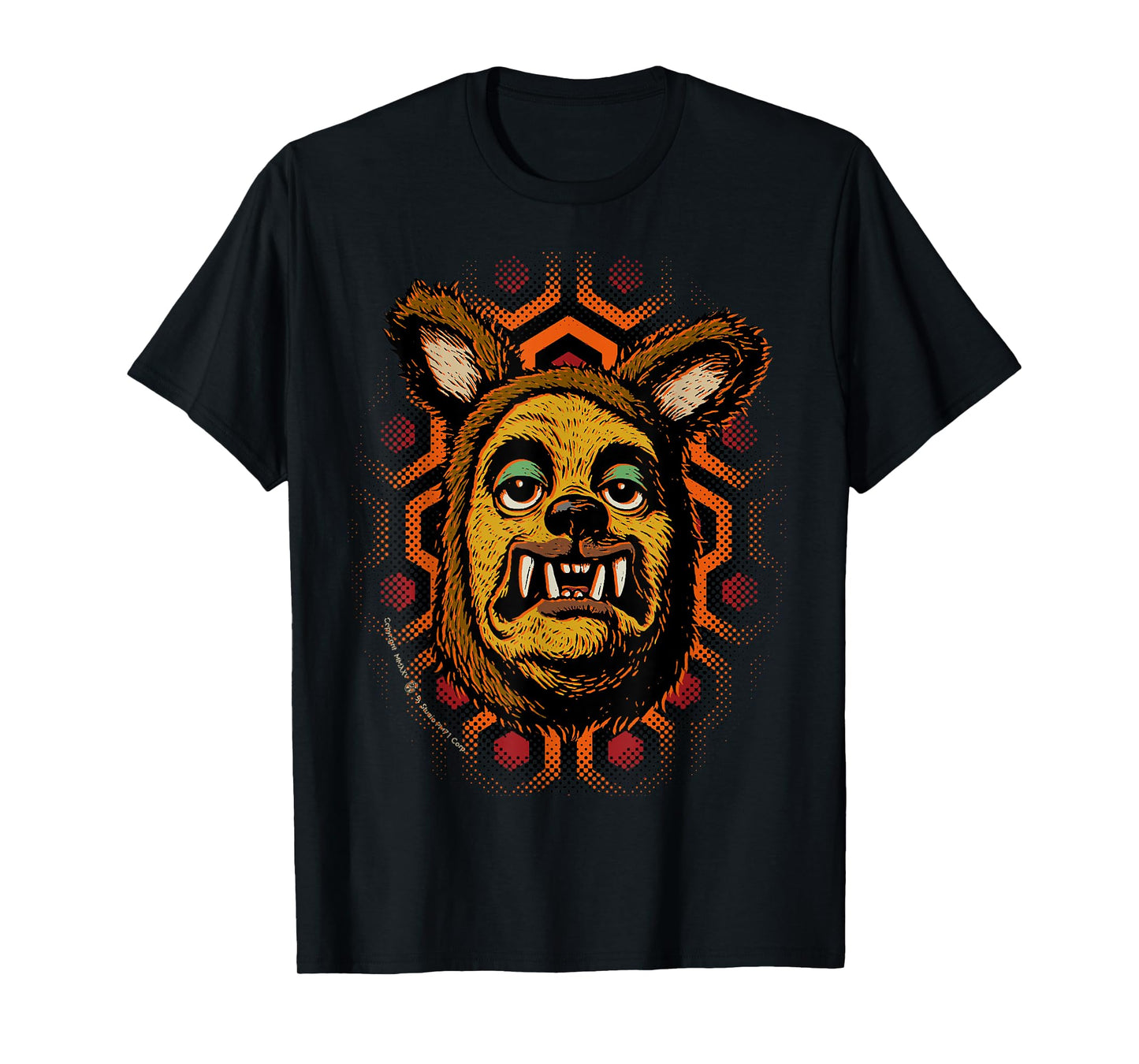 Shining Bear Man Furry T-Shirt