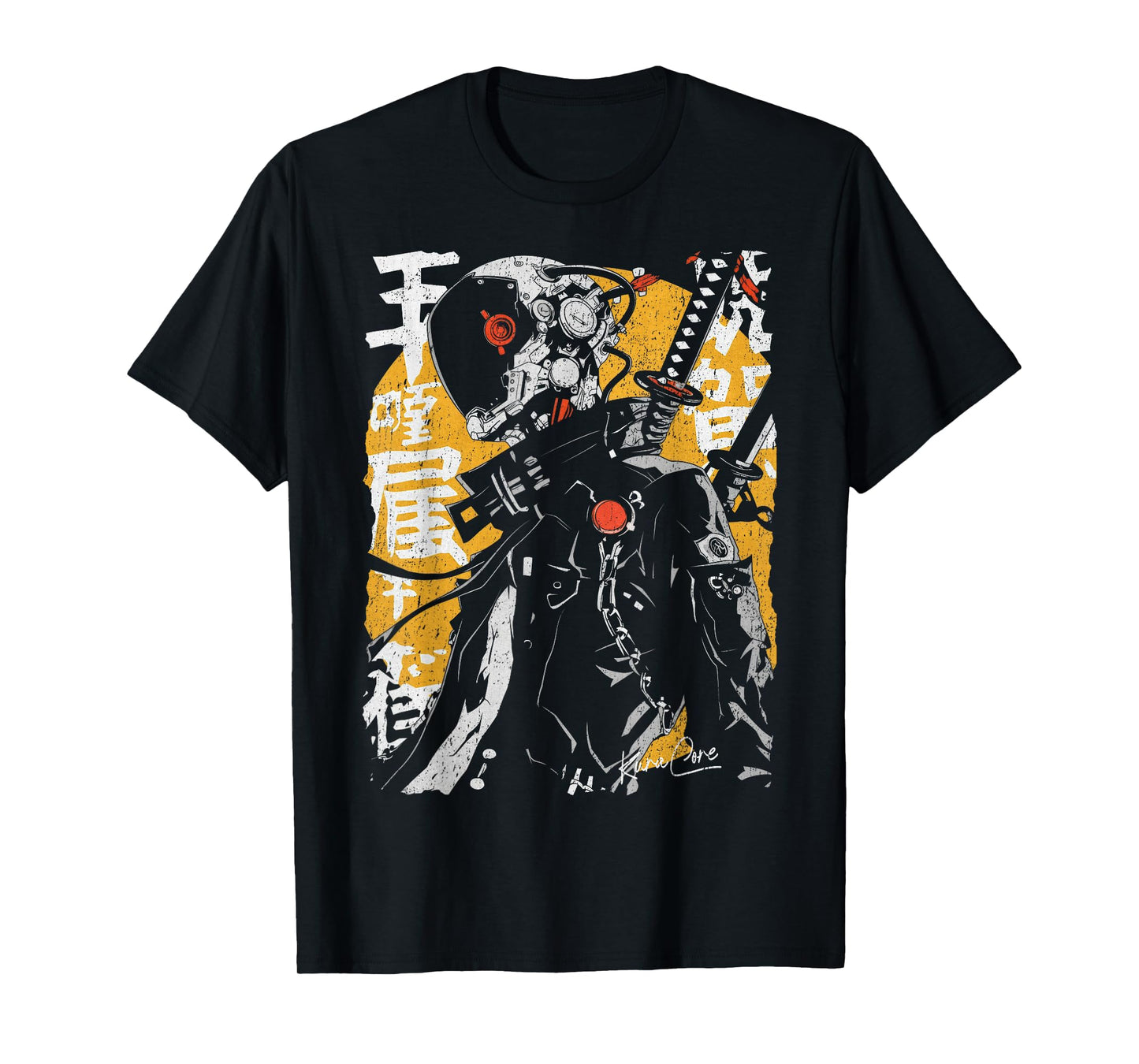 Japanese Streetwear Cyberpunk Y2K Techwear Retro Manga Anime T-Shirt