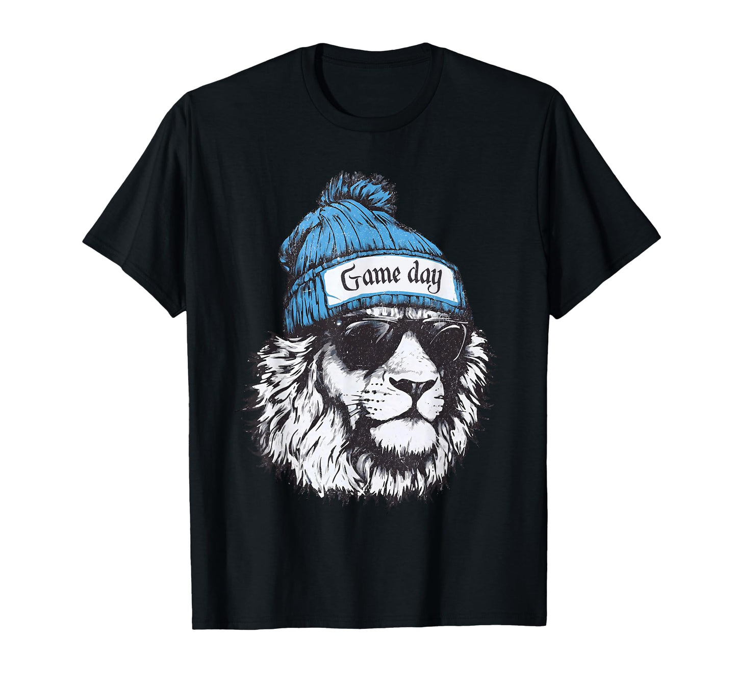 Touchdown American Football Game Day Thanksgiving Lion Cool T-Shirt