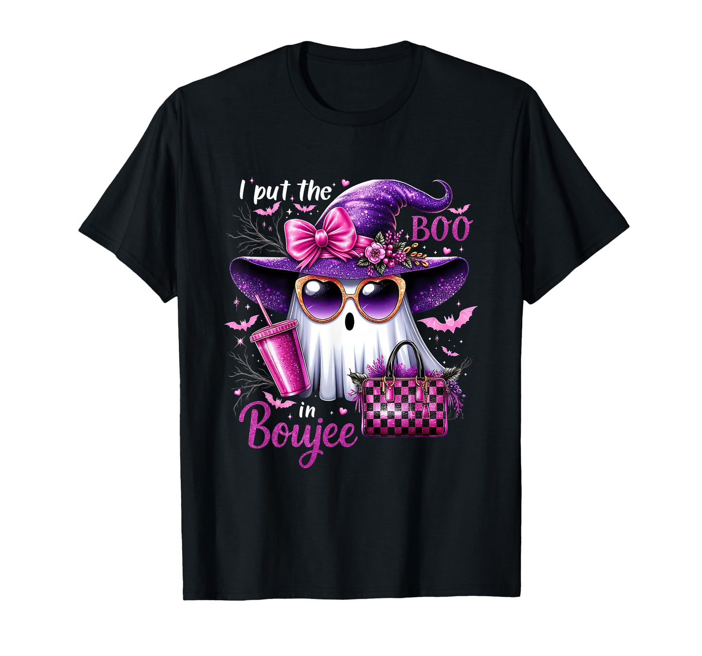 I Put Boo in Boujee Halloween Spooky Season Halloween Ghost T-Shirt