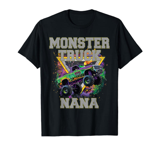 Monster Truck Nana Monster Truck Are My Jam Truck Lovers T-Shirt