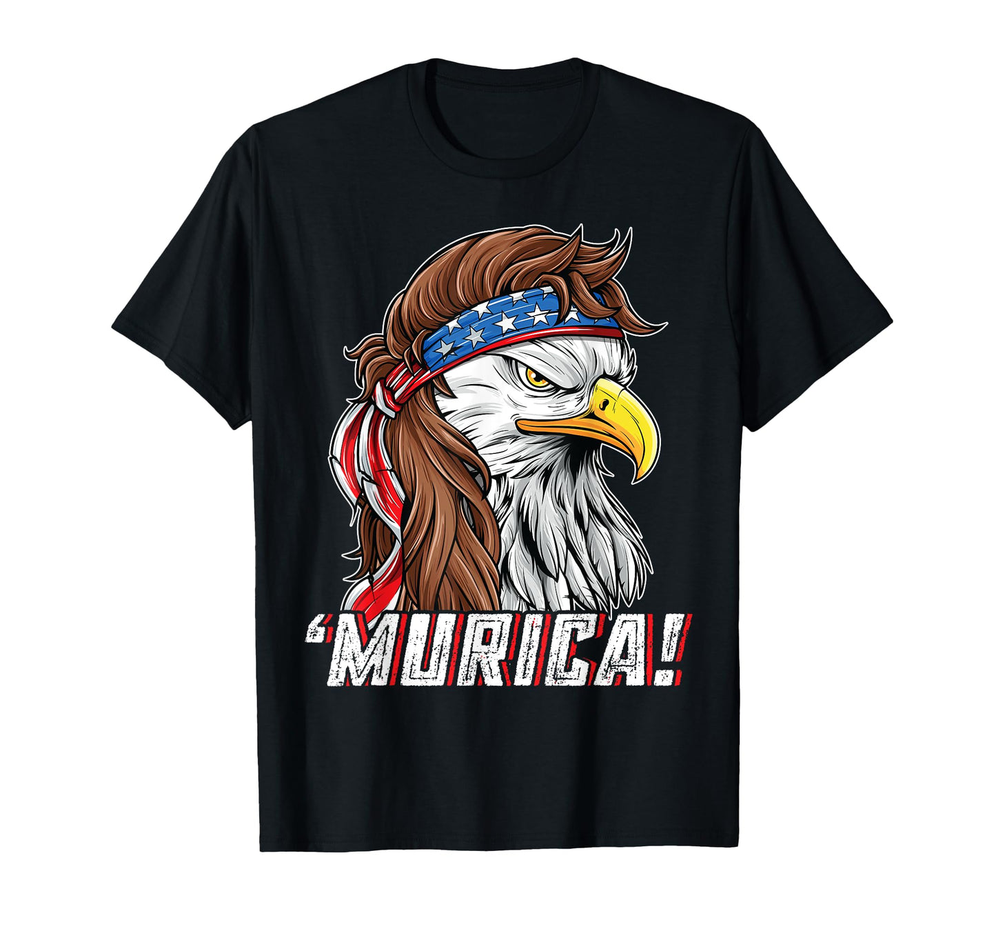 4th of July Bald Eagle Mullet Murica USA USA Merica T-Shirt