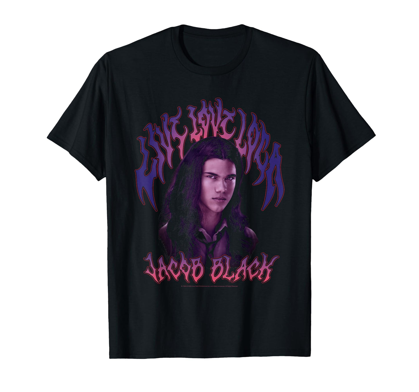 Twilight Live Love Loca Jacob Heavy Metal Werewolf Movie T-Shirt