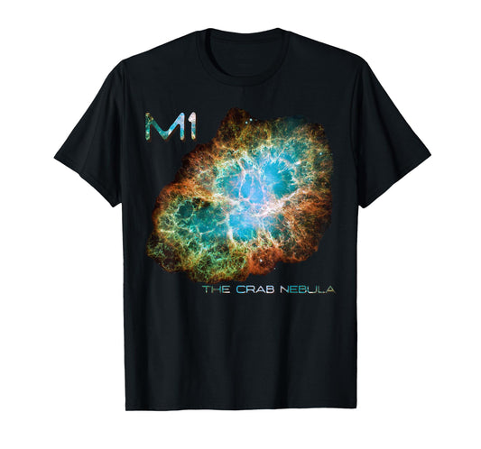 M1 The Crab Nebula Messier Object 1 Astronomy Astronaut T-Shirt