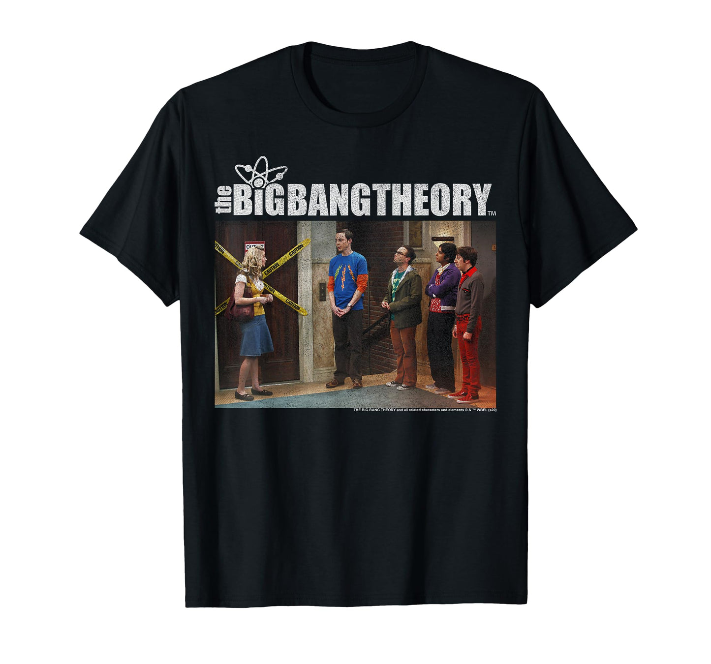 The Big Bang Theory Broken Elevator Group Shot T-Shirt