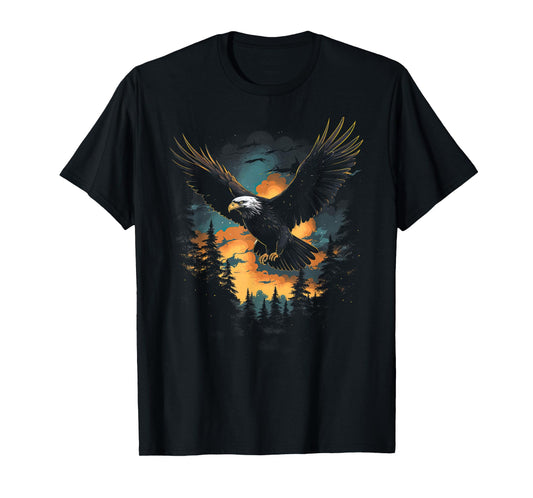 Eagle Forest Animal Wildlife T-Shirt