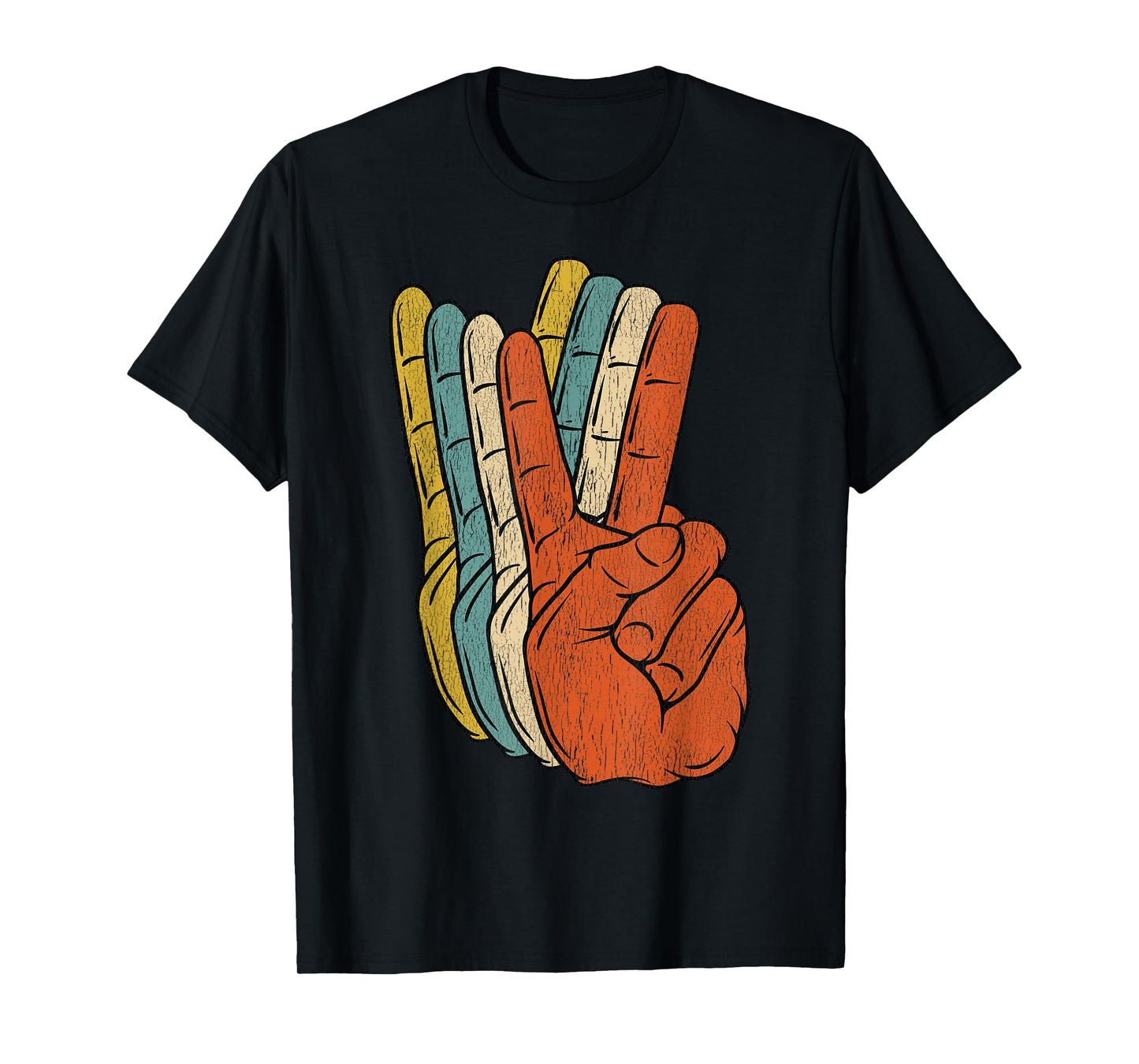 Retro Peace Vintage 60's 70's Hippie Gift T-Shirt
