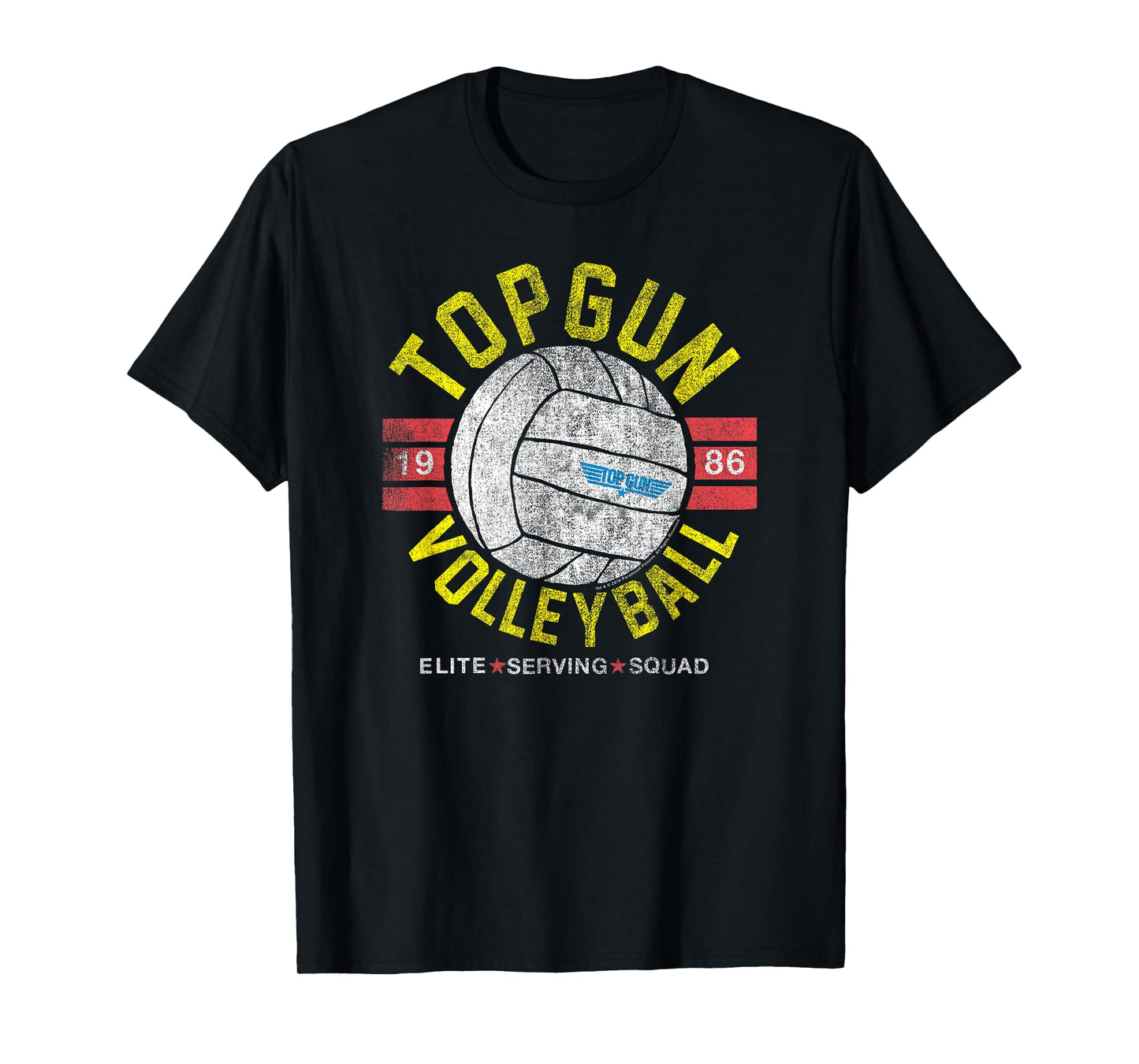 Top Gun Volleyball Elite Serving Squad Action Movie T-Shirt