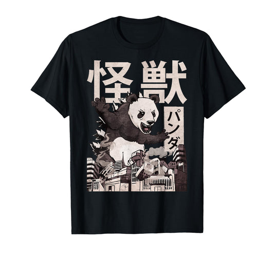 Kaiju Panda Japanese Monster T-Shirt