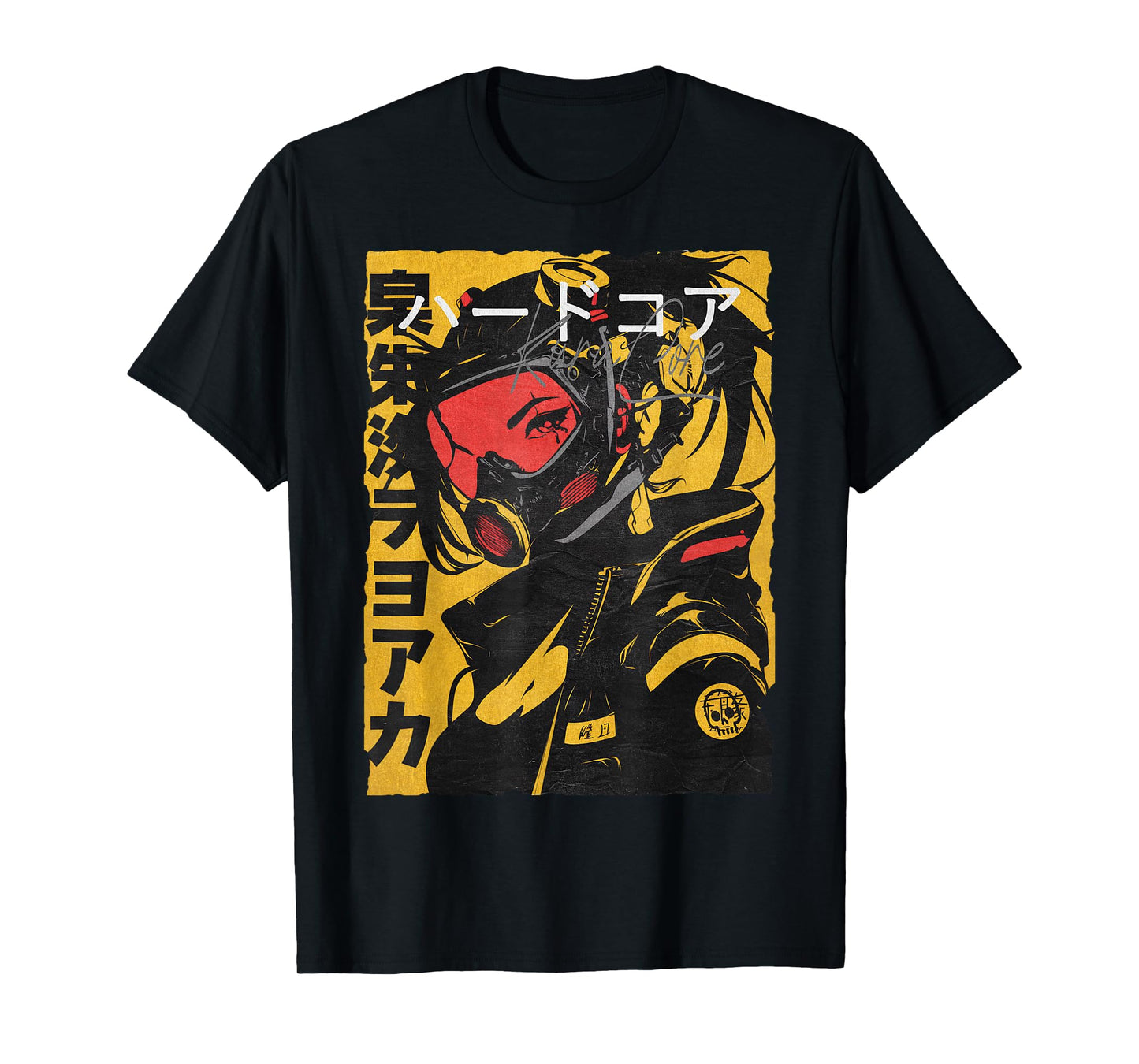 Japan Streetwear Cyberpunk Y2K Techwear Retro Manga Anime T-Shirt