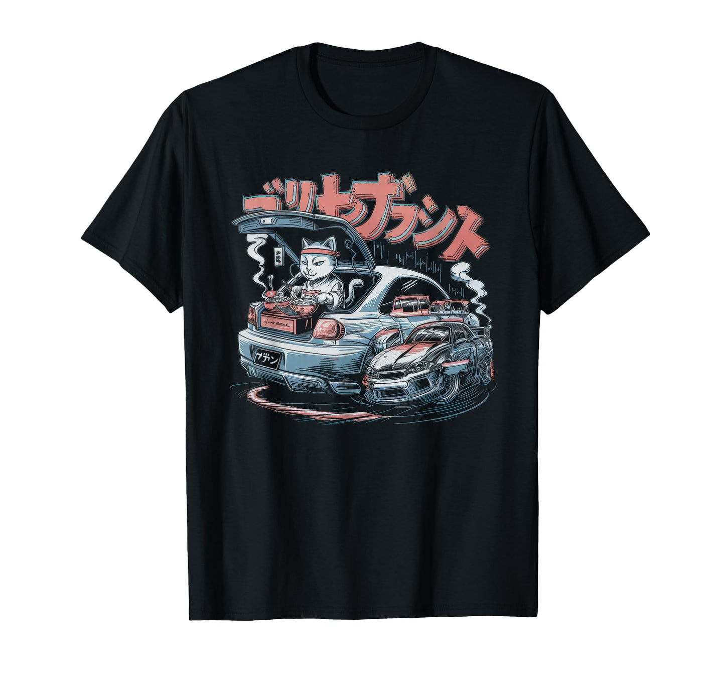 Japanese Car Tshirt Men JDM Japan Street Racing Streetwear T-Shirt