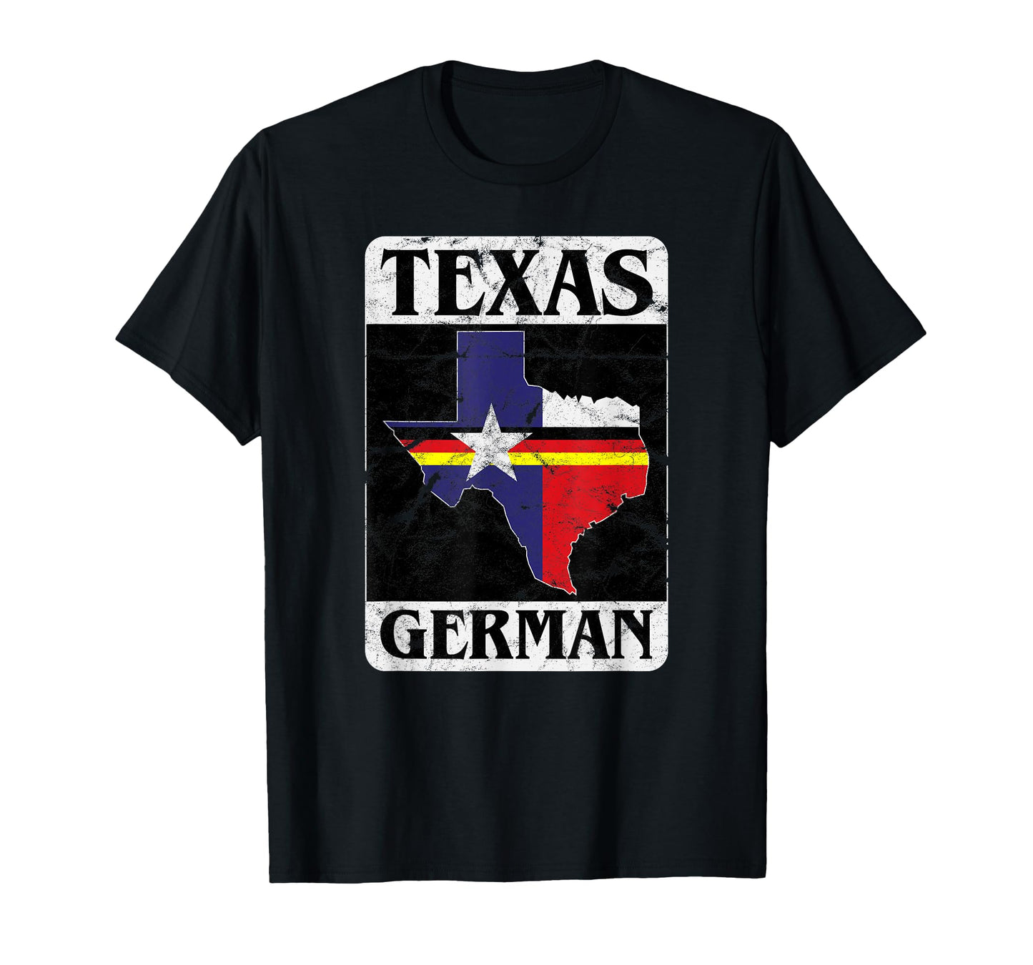 Texas German Flag Homecoming Design T-Shirt
