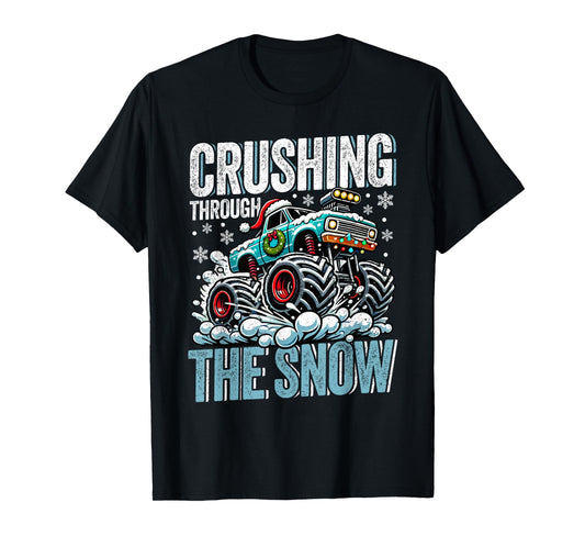 Monster truck christmas T-Shirt
