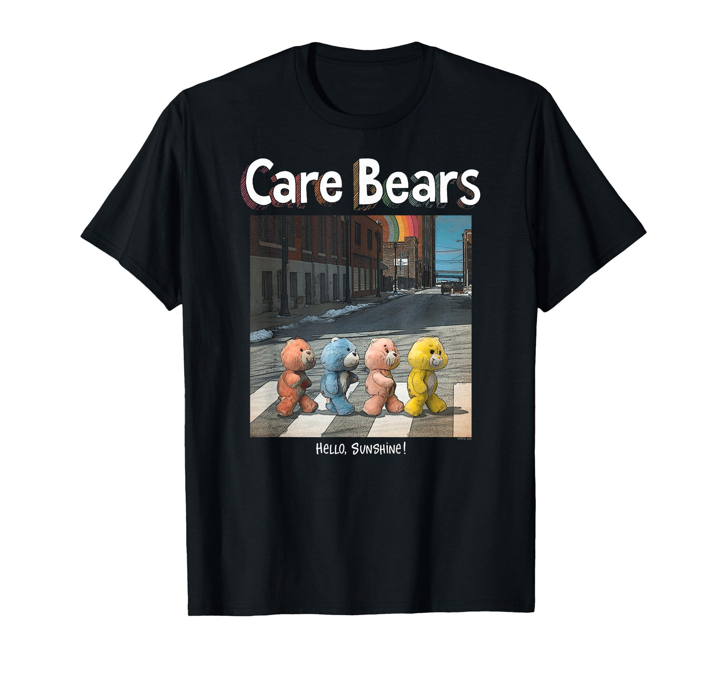 Care Bears Hello Sunshine Crosswalk Funny Cartoon T-Shirt