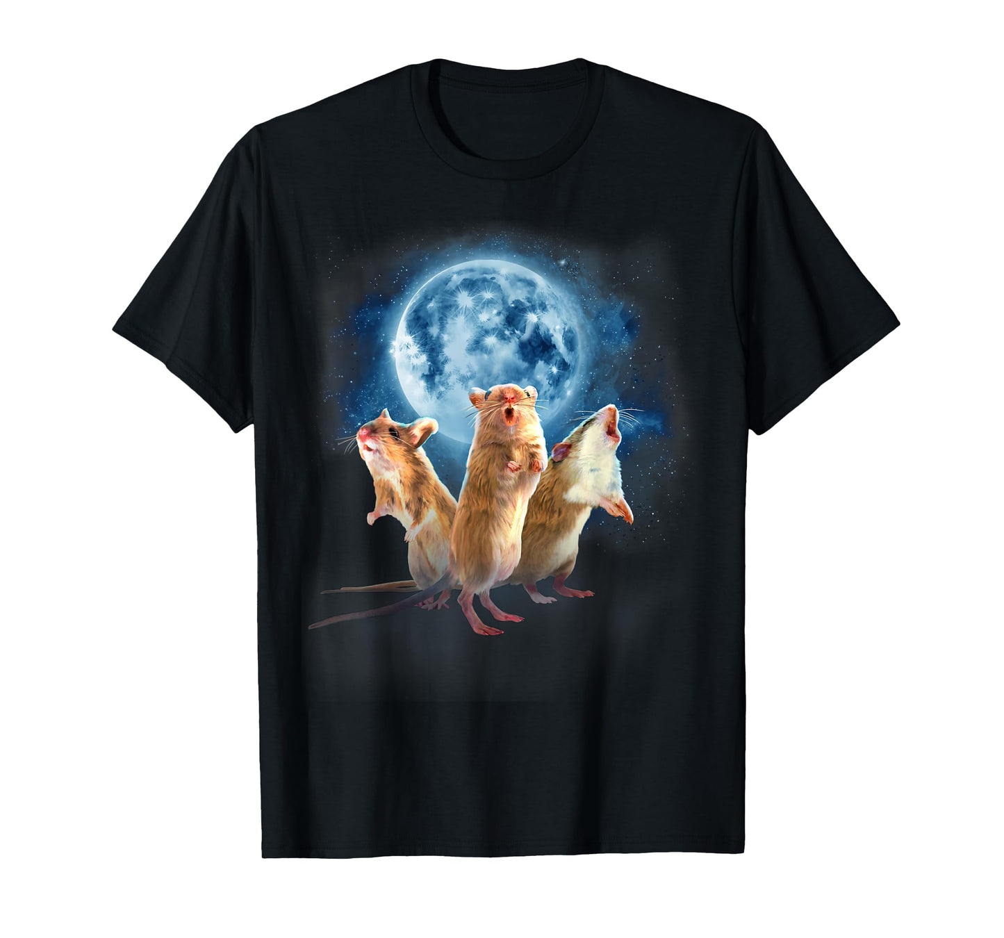 Funny Mouse Shirt - Mouse Shirt - Mice Howling at the Moon T-Shirt