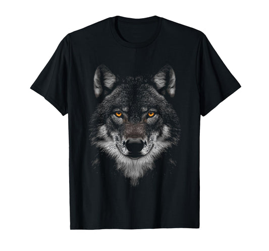 Wolf Animal Motif Artwork Wolf T-Shirt